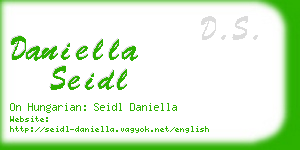 daniella seidl business card
